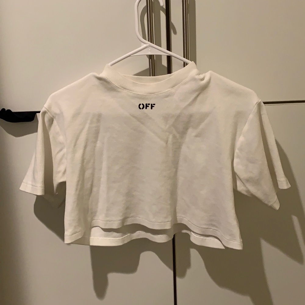 OFF-WHITE. Crop top